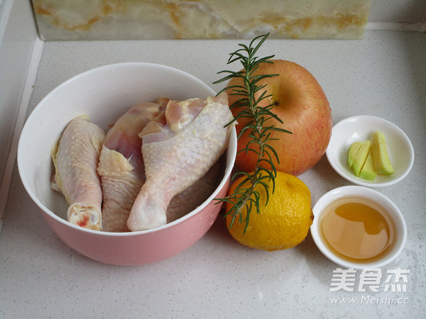 柠香苹果烤鸡腿