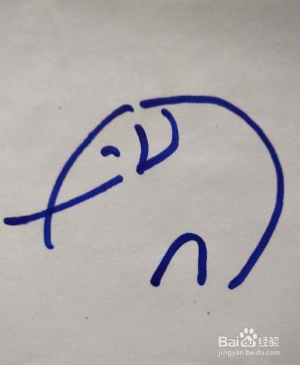 简笔画大象怎么画？