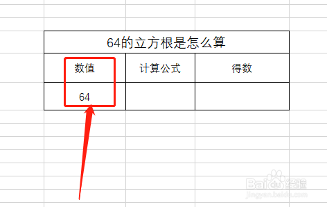 64的立方根是怎么算