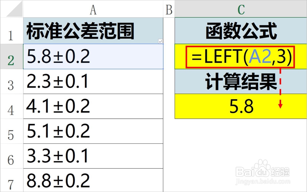 Excel中LEFT、MID、RIGHT函数的用法及实例