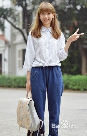 衬衫跟九分小脚裤搭配 五一出街非常舒服