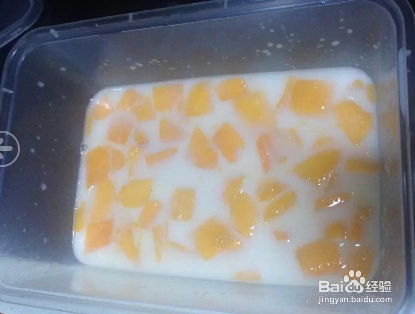 百色芒果椰汁糕