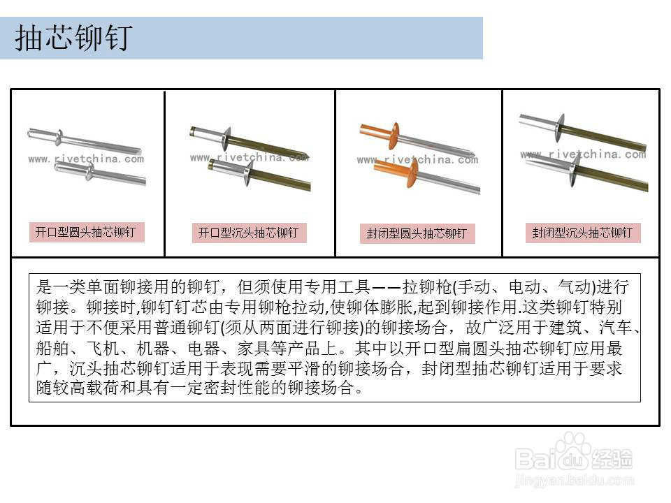 钣金用紧固件介绍