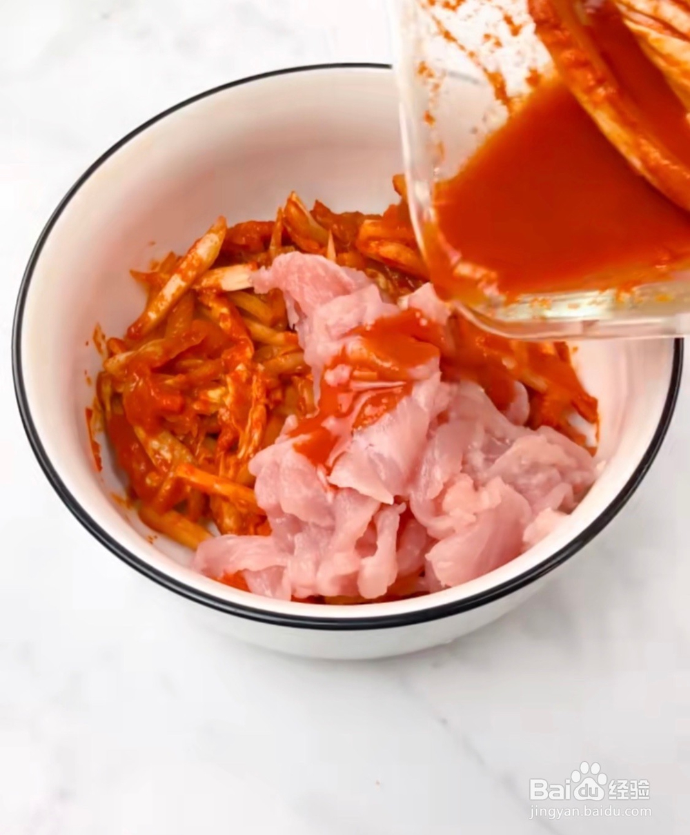 泡菜炒饭的教程