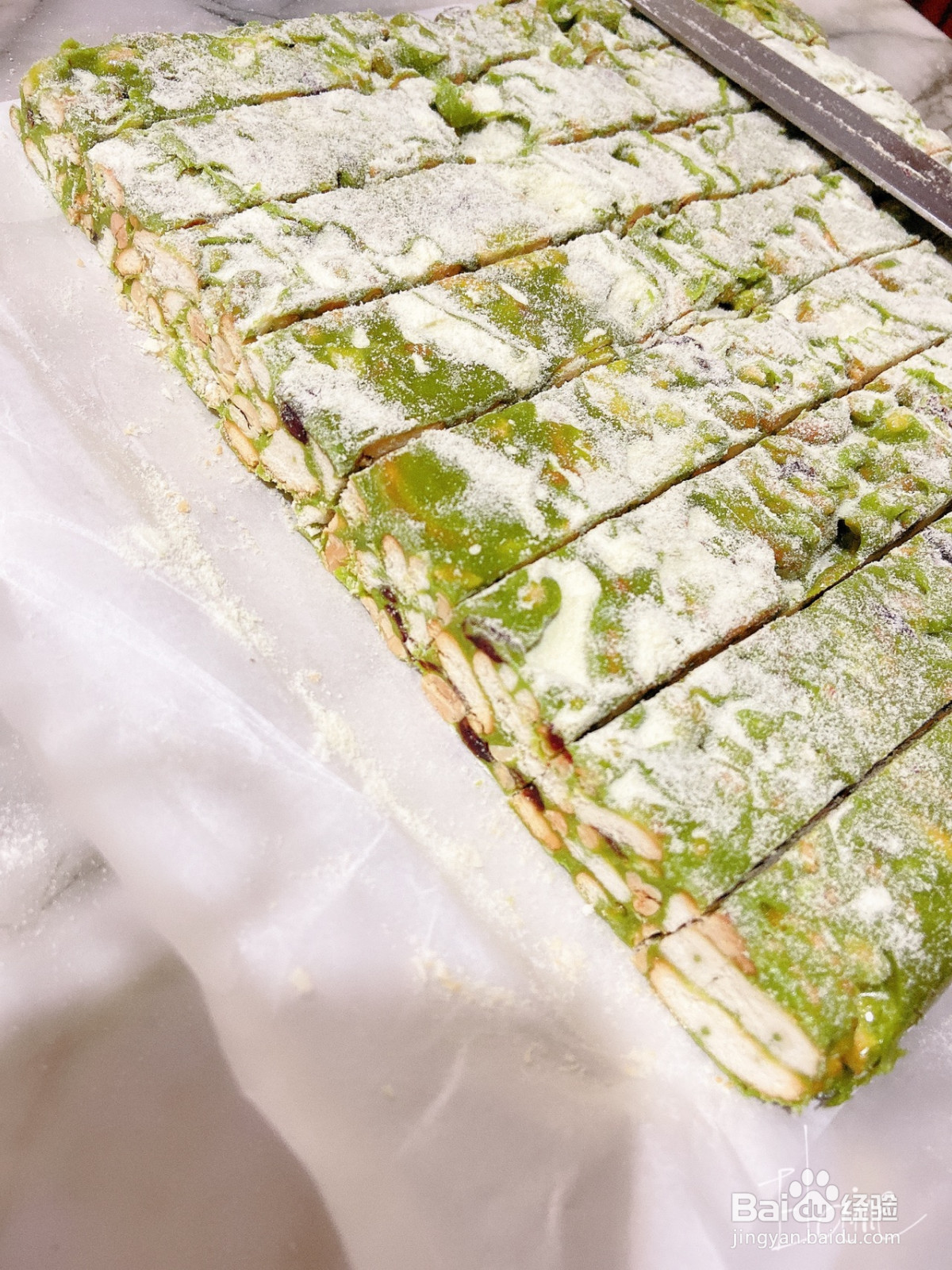 抹茶雪花酥的做法