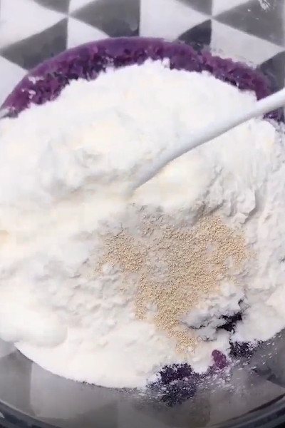 奶香紫薯大馒头怎么做？