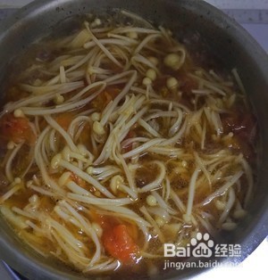 金针菇日本豆腐的做法