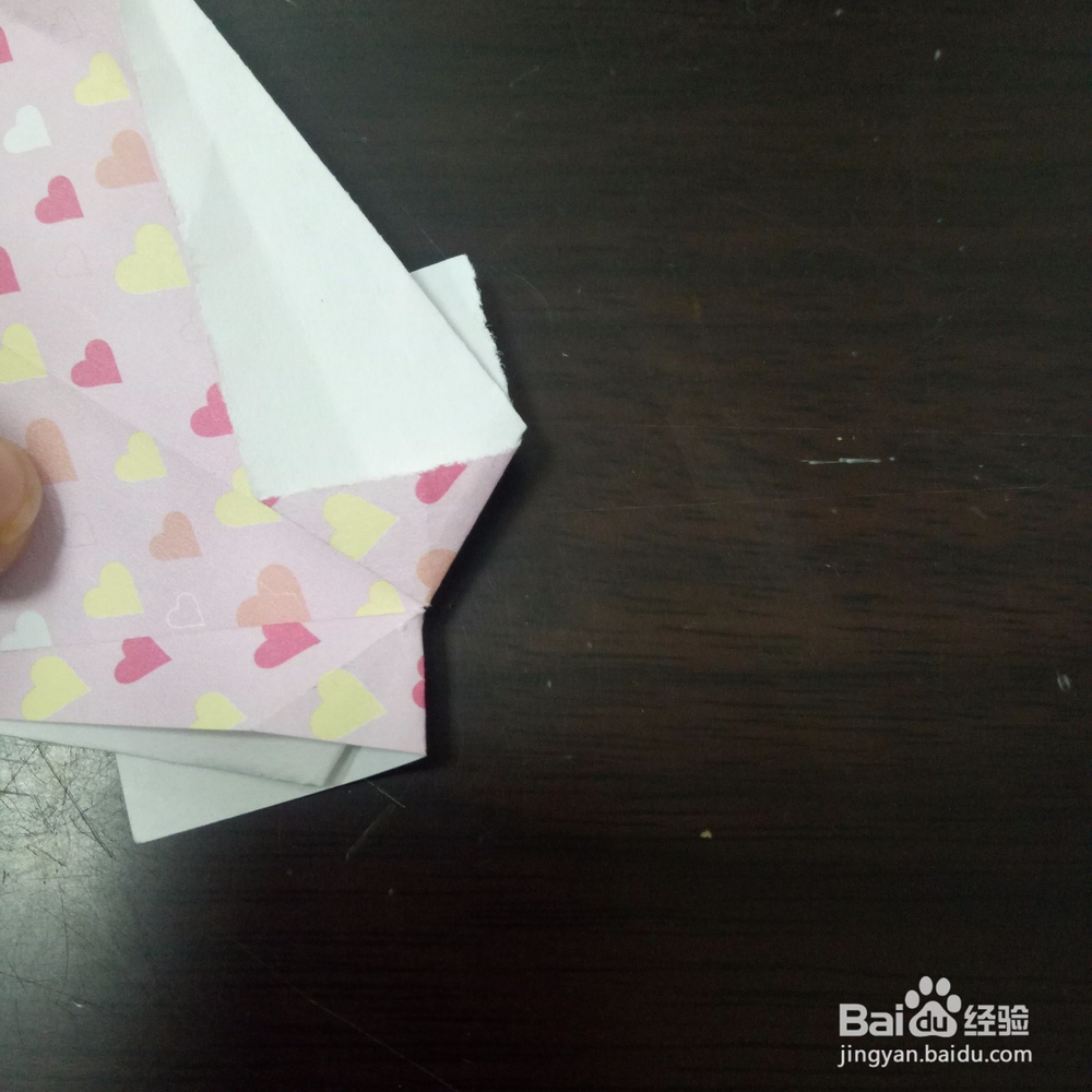 爱心笔帽的折纸方法