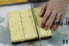 双色棋格奶油蛋糕