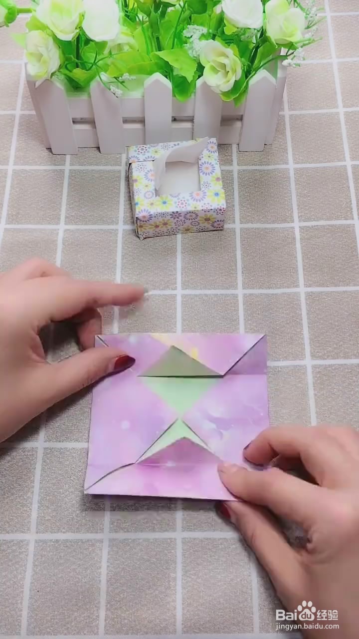 如何制作迷你抽纸盒