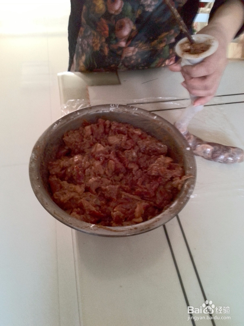 自制美味的香肠