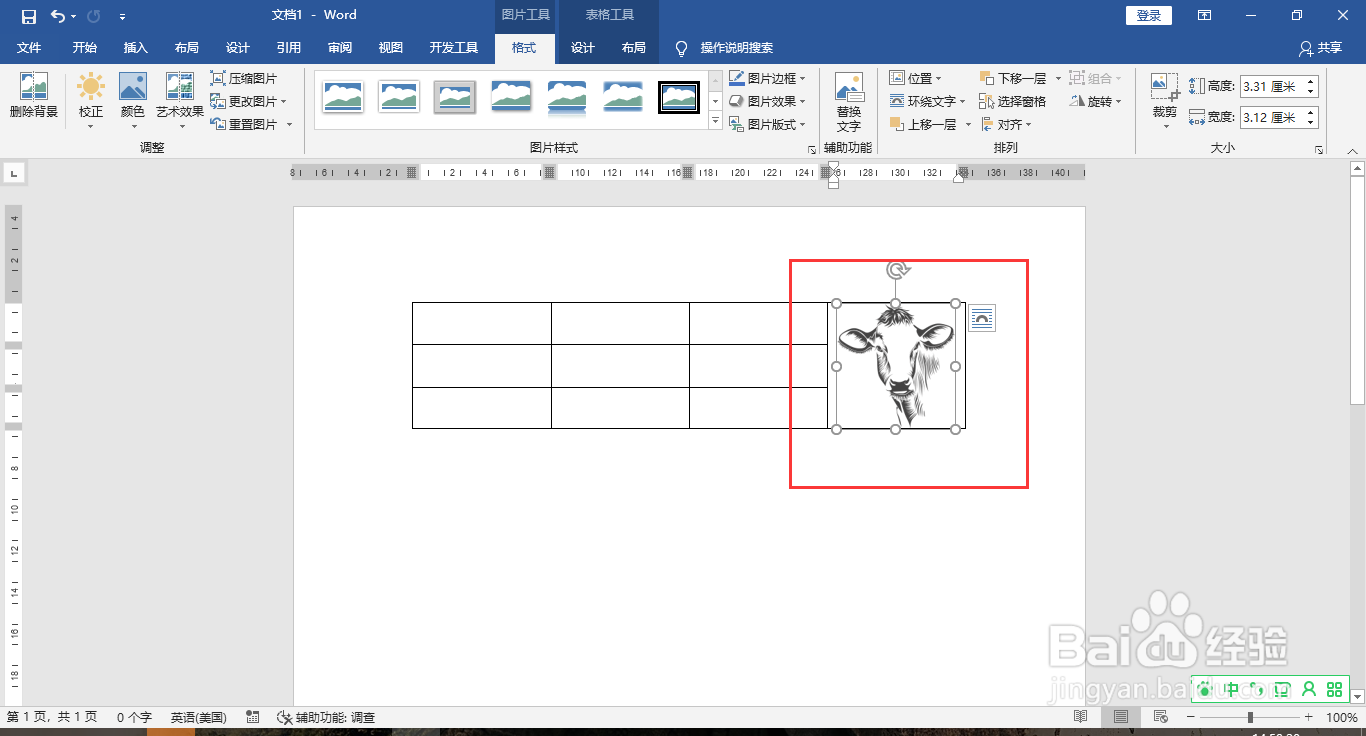 Word表格里怎么插照片