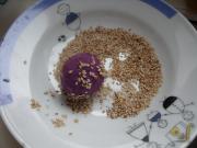 让宝宝越吃越聪明的紫薯果仁球