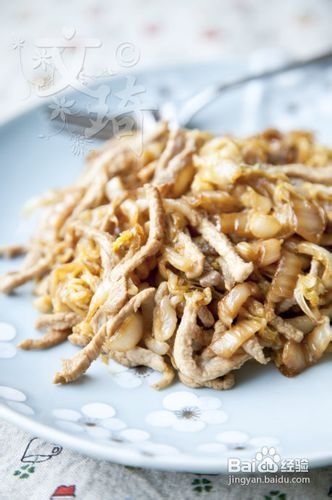 如何做酱爆酸菜肉丝