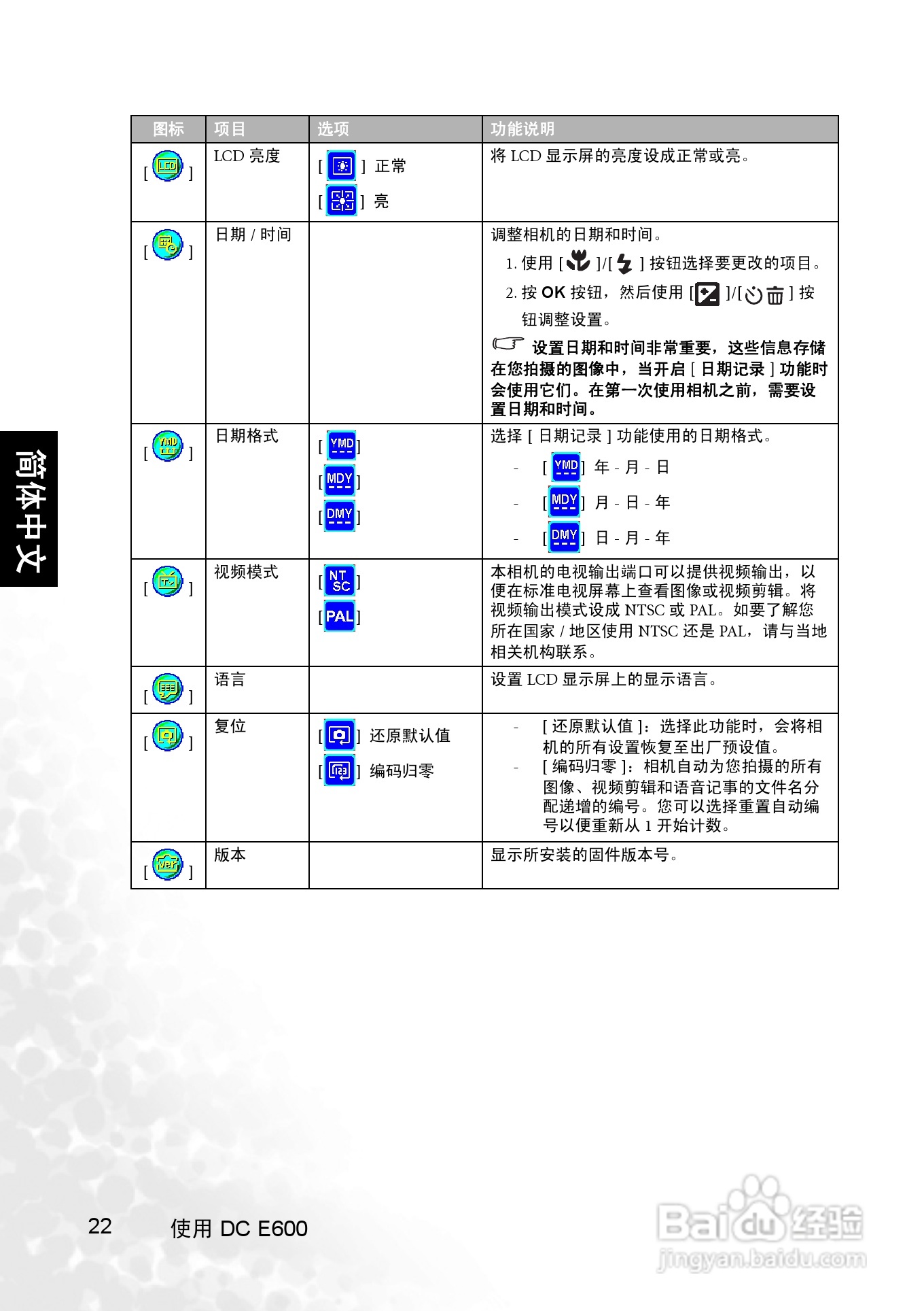 明基 DCE600数码相机说明书:[3]
