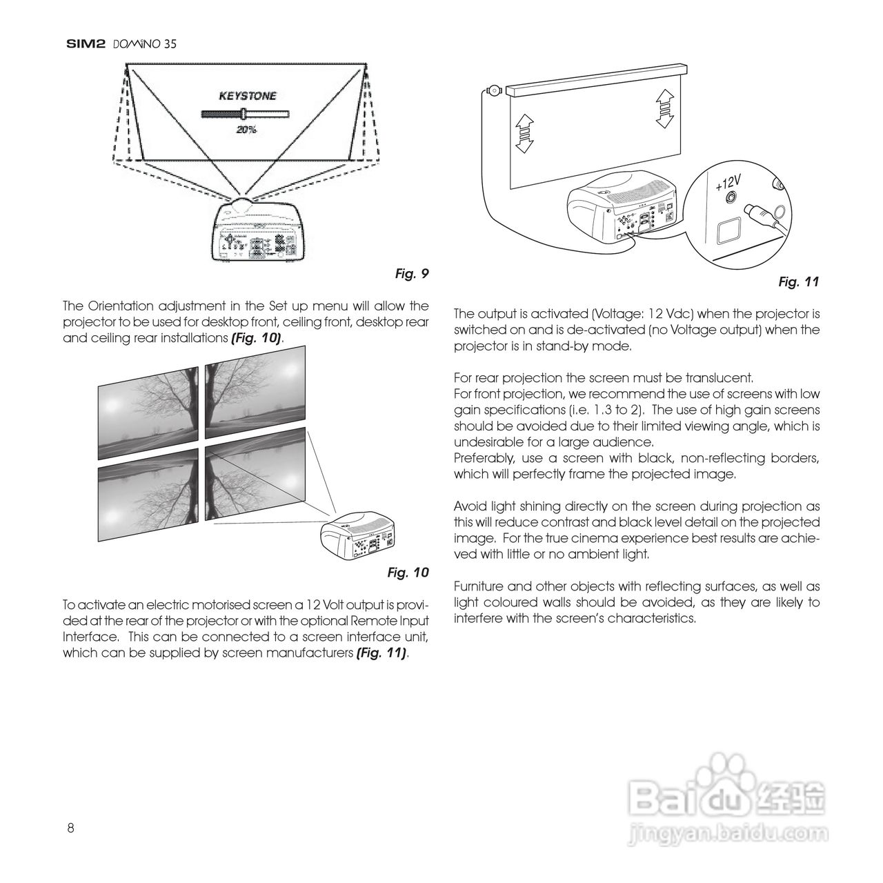 SIM2 DOMINO 35投影机说明书:[1]