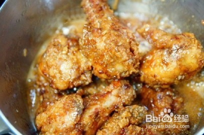 家常小吃校村炸鸡制作