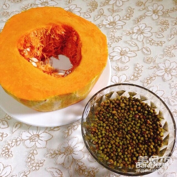 绿豆老南瓜百合汤