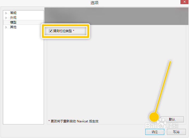 Reflector如何设置猜测栏位类型