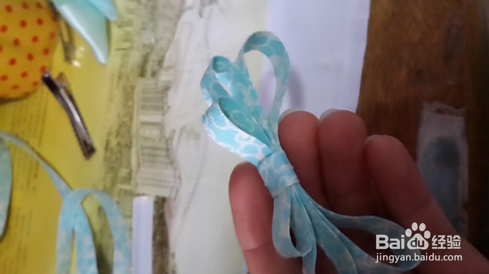 手把手教你手工：[3]三层蝴蝶结卡子