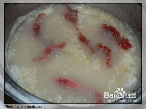 牛肉萝卜叶粥（糙米）的做法
