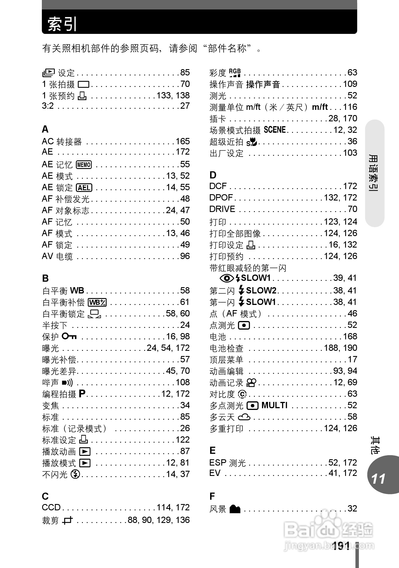 奥林巴斯C-7000数码相机说明书:[20]