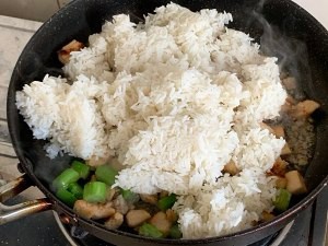 怎么做咸鱼鸡粒炒饭