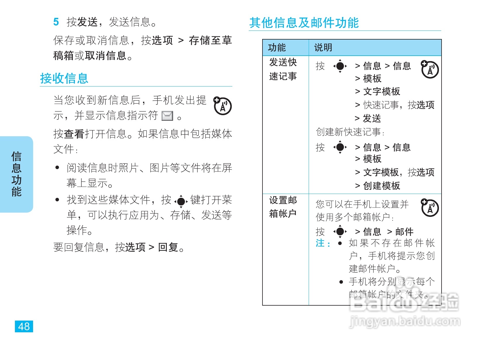摩托罗拉VE66手机使用说明书:[5]