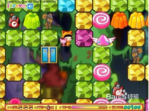 小黑花花果冻泡泡堂小游戏怎么玩?