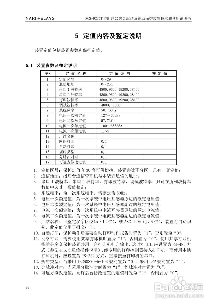 RCS-921CT断路器失灵起动及辅助保护装置使用说明书:[3]