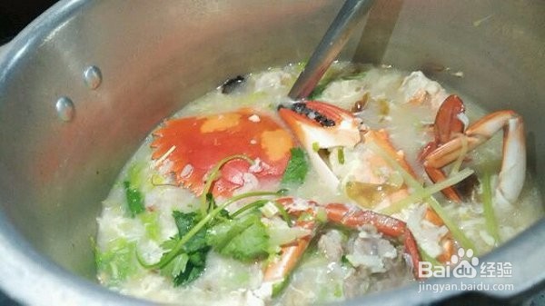 潮汕蟹粥的做法