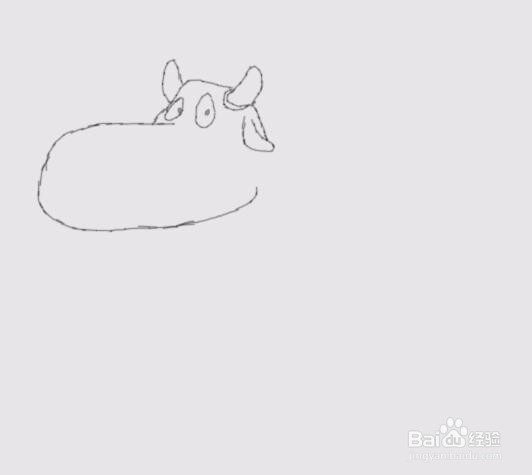 简笔画奶牛是怎么画的