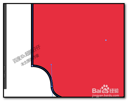 illustrator矩形直角怎么凹下去成圆弧 AI内圆角
