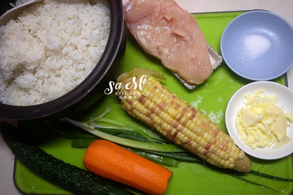 黄油鸡肉什锦饭