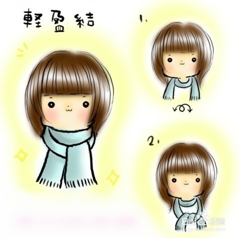 冬季如何系围脖