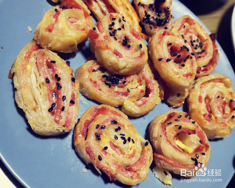 妈妈教你做培根卷