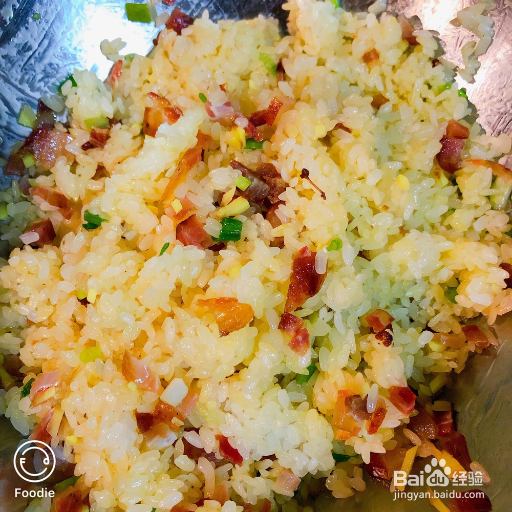 香香脆脆的香肠糯米圆子