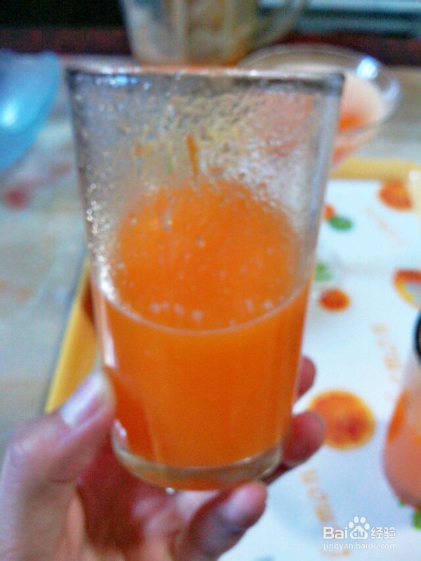 纯正果蔬胡萝卜橙汁