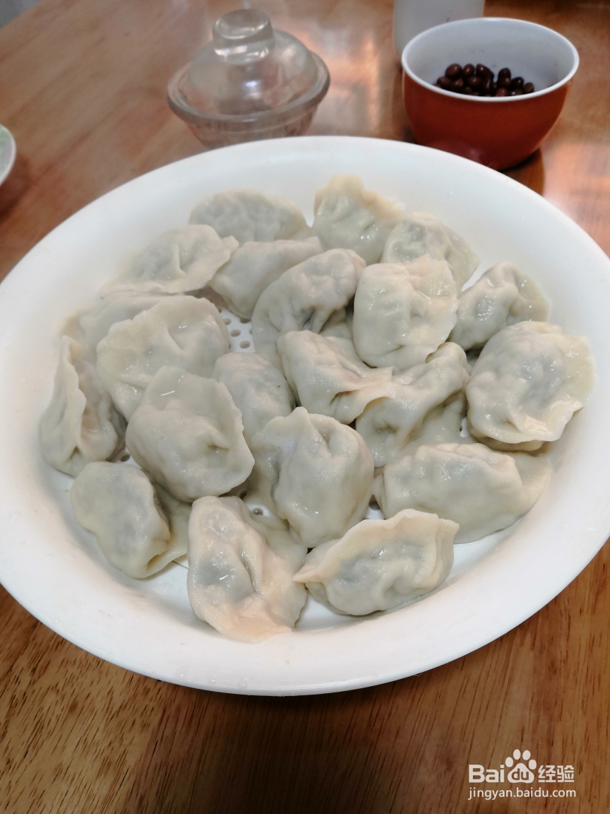 刚学会做的四鮮水饺