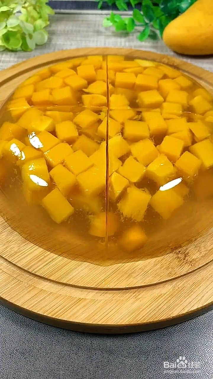 如何制作芒果果冻？