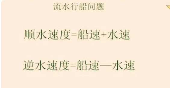 流水问题公式是什么