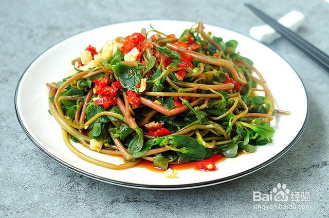 家庭自制凉拌马齿笕