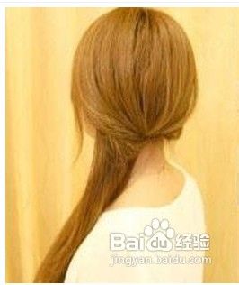 时尚侧边扭扭蓬松马尾新扎法