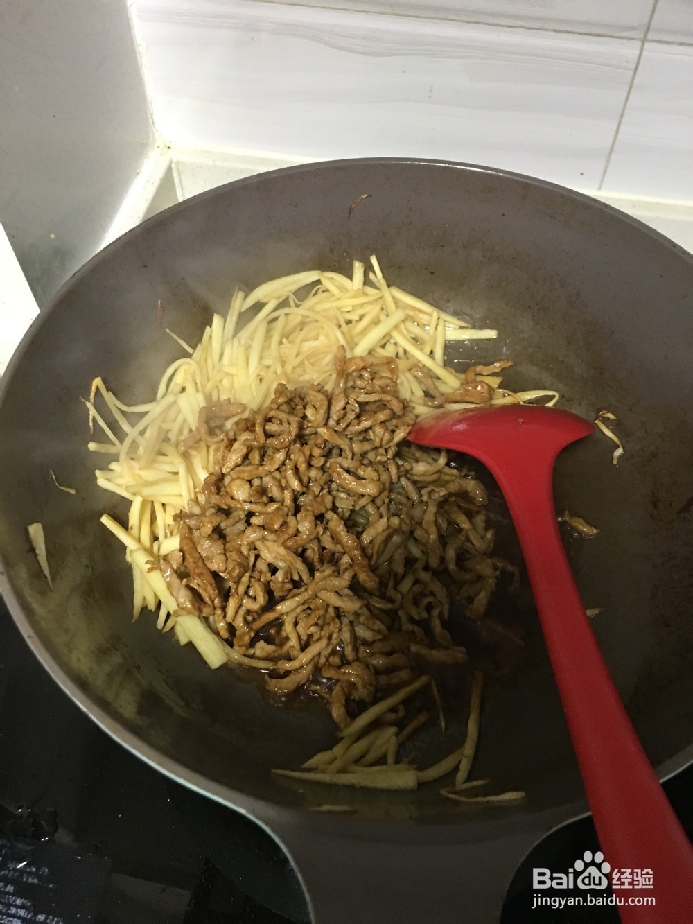 小炒茭白肉丝做法