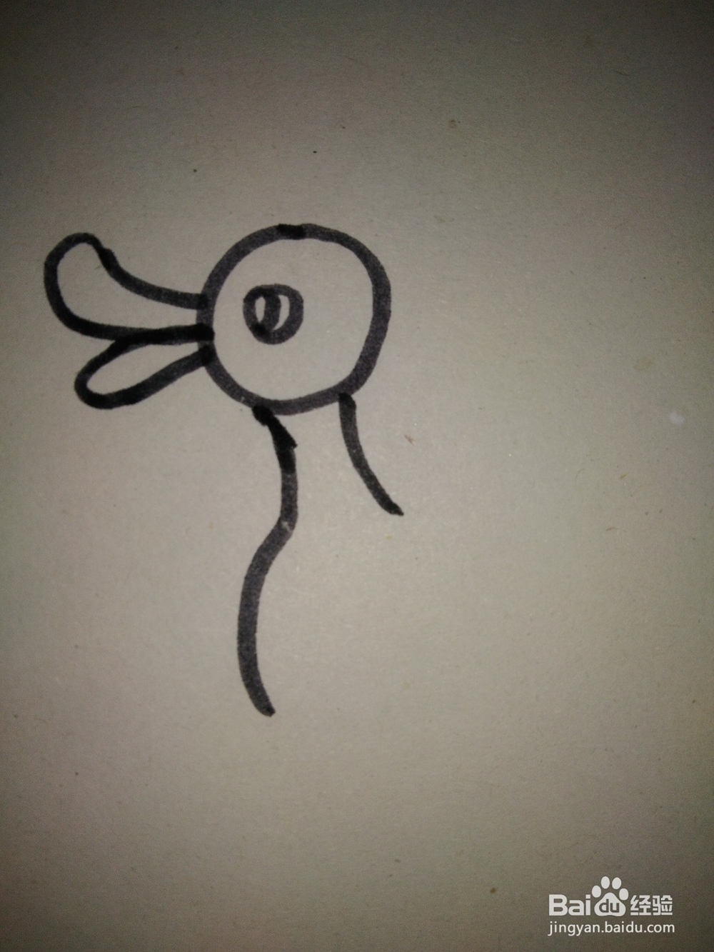 小鸭子简笔画的画法