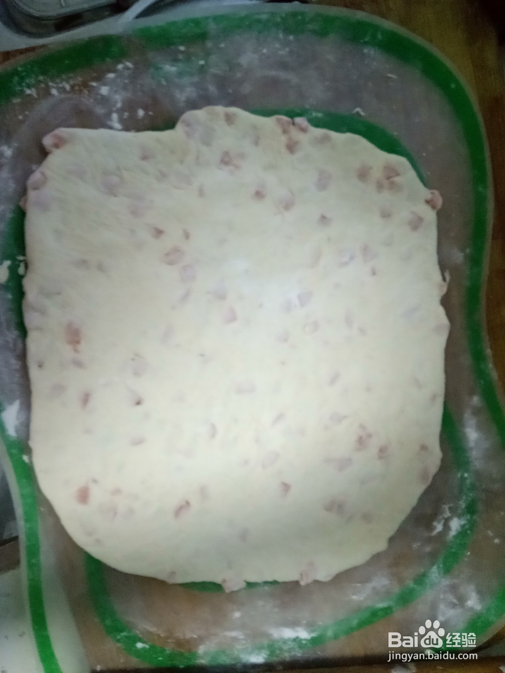 火腿肠发面饼