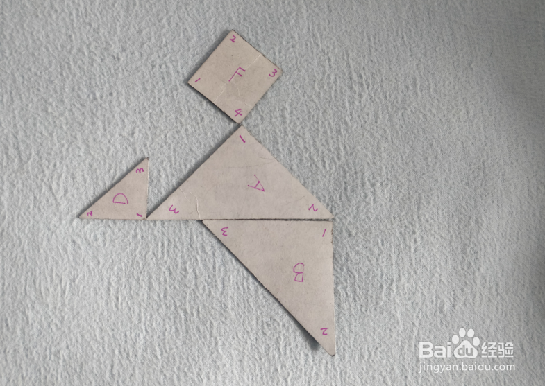 用七巧板怎样拼一个引火准备做饭的人？