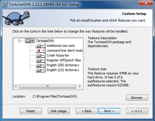 SVN客户端的安装和运行