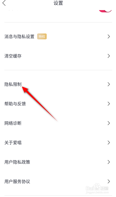 爱唱怎么关闭隐藏财富等级