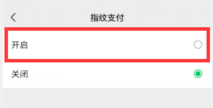 微信支付怎么开通指纹支付？